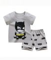 Batman T-shirt And Shorts Pant For kids Baby Boys And Baby Girls Round Neck Short Sleeves Tee Tops Clothes Set's Dresses Outfit Jannat Store. 