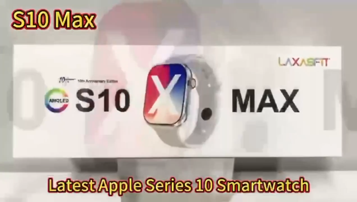 S10 Max  Smart Watch 2.29 Inch AMOLED Display NFC Bluetooth Call Wireless Charging