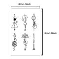 Geometric Pattern, Neck and Arm, Long-Lasting Waterproof 1-2 Weeks, Temporary Tattoo, Realistic Semi-Permanent Fake Tattoo. 