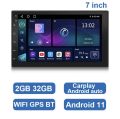 2 Din 7 Inch Android Car Radio 2G 32G Universal Multimedia Player Carplay Android Auto Autoradio Stereo Bluetooth. 