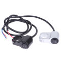 Motorcycle Handlebar Headlight ON/OFF Switch Scooter ATV Aluminum Alloy 2-Wire Black Light Waterproof Switchs 12V.