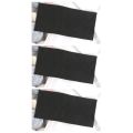 3PCS Elastic Sports Headband Running Solid Color Wide Hair Bands Women Men Yoga Hairband Black Soft Wash Face Makeup Headwrap.