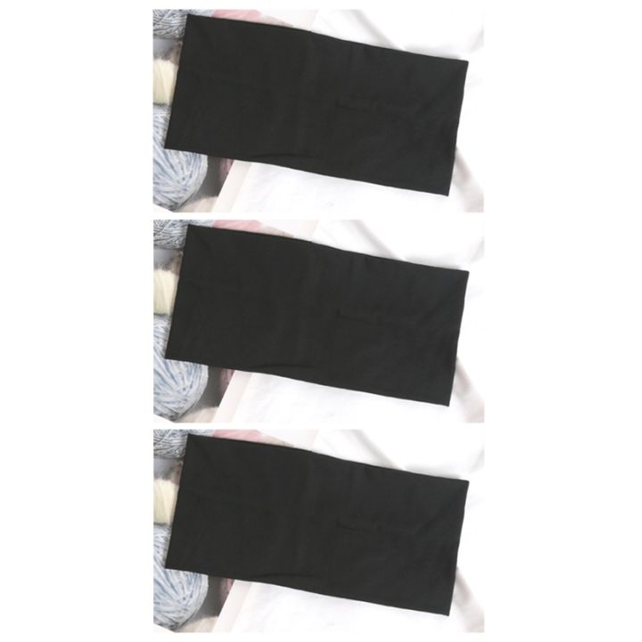 3PCS%20Elastic%20Sports%20Headband%20Running%20Solid%20Color%20Wide%20Hair%20Bands%20Women%20Men%20Yoga%20Hairband%20Black%20Soft%20Wash%20Face%20Makeup%20Headwrap%20-%20Image%207