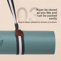 Multifunctional Yoga Mat Leather Label Strap - Yoga and Pilates Stretch Strap, Perfect for Fitness and Training.