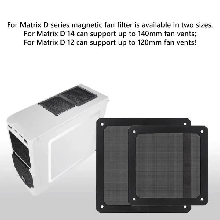 1-2PCS%2080mm%2090mm%20120mm%20140mm%20PC%20Chassis%20Cooling%20Fan%20Dust%20Filter%20Magnet%20Dustproof%20Mesh%20Cover%20Computer%20Chassis%20Net%20Guard%20with%20Hole%20-%20Image%206