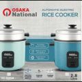 ELECTRIC RICE COOKER OSAKA NATIONAL OR ZEZONIC  1.8 & 2.8 LITERS ( NEW COLOR MODEL ). 