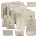 11-Piece Portable Travel Storage Bag Set - Easily Organize Your Clothes, Shoes, and Underwear - Perfect for Daily Trips, Business Trips, Home Storage, Suitable for Luggage and Suitcases, Travel Storage Bags with Packaging Slogans and Designs, Portable .... 