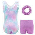 Girls Gymnastics Leotards Toddler Unitard Biketard Clothes Cute Kid Tumbling Dance Outfit with Matching Shorts. 