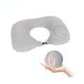 1pc Travel Pillows Airplanes Inflatable Super Light Portable Neck Pillow U-Shape Automatic Inflatable Cervical Vertebr Pillow.