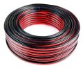 Red-Black Twin Cable Power Speaker Wire Full Roll. 