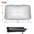 Foldable Car Sunshade for Front Windshield–Protects Dashboard, Reduces Heat Compact&Portable Quick Installation for Any Vehicle. 