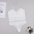 Solid Lace Vest Tube Top Thong Suit Comfort Sets

For Women. 