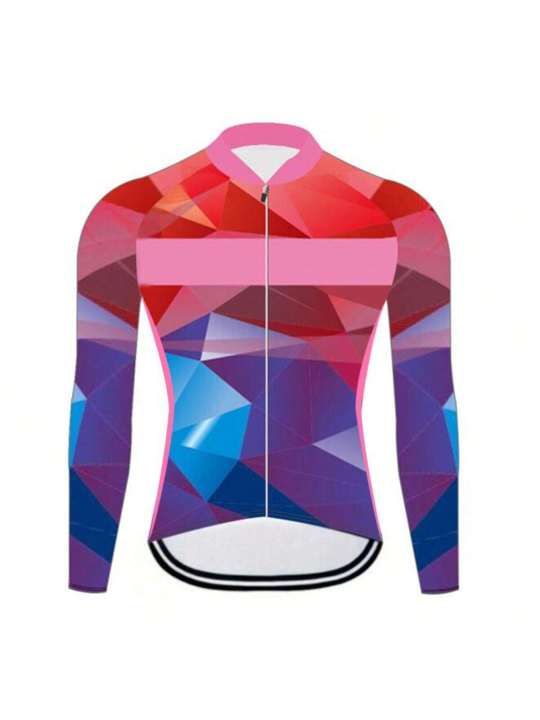 Cycling Jersey Women Long Sleeve,Bike Shirts for Women Biking Tops Breathable Cycle Jerseys with 3 pockets