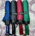 BMW Three-fold 10 Ribs Umbrella- Solid Color- Blue/green/red/black. 