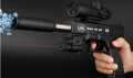FAST ACTION BUP G SHOOTING  GLOCK TOY GUN FOR KIDS Black AIR SOFT FINE QUALITY PLASTIC AIRSOFT SHELL ENJECT WITH RED LASER  LIGHT TOY GUN FOR 7 TO 12 YEARS OLD BOYS BLACK COLOR BLACK MACHINE TOY GUN. 