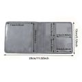 Car Registration Driver's License and Insurance Card Holder - Leather Vehicle Glove Box Automobile Documents Paperwork Organizer. 