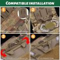 NEW Upgrade Tactical MOLLE Phone Holder, Folding Navigation Board, Cellphone Hold Gear, Airsoft Hunting Vest Accessories. 