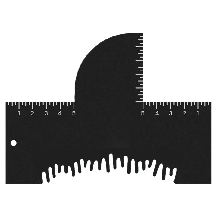 Professional Hairline Design Ruler -Measurement Tool with Numbered ...