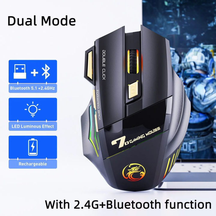 Wireless%20Gaming%20Mouse%20USB%20IMICE%20GW-X7%203200DPI%20Dual%20Mode%20Rechargeable%207%20Keys%202.4Ghz%20Silent%20Mouse%20Bluetooth%207-color%20Breathing%20LED%20-%20Image%208