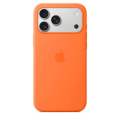 iPhone 17 Pro/ 17 Pro Max MagSafe Silicone Case - Cosmic Orange - Premium Original Quality. 