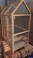 Wooden bird larg size big cage canaries and other small birds. haviey wood parits ni khay gy. Haviey net gali . beauty cage for home corner and enjoy. hight 3ft lenth 32inch werth 18 inch.. 
