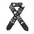 The guitar strap is fashionable and versatile. It features geometric patterns and ethnic styles.