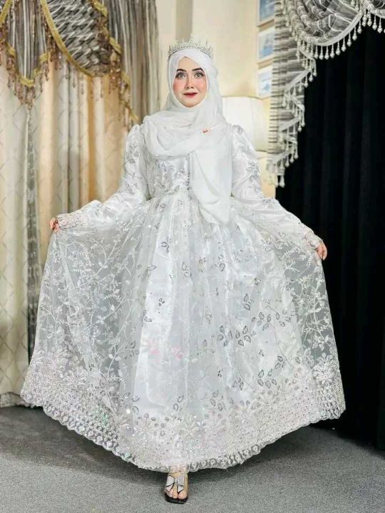 White Fairy Gown | Daraz.com.bd