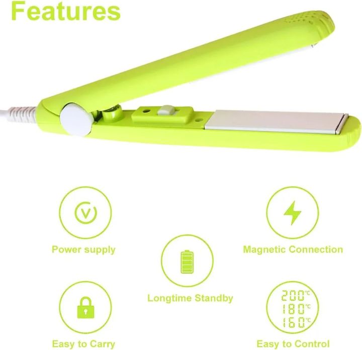 Hair%20Straightener,2%20in%201%20Hair%20Straightener,Curler%20Ceramic%20Plates%20Flat%20Iron,Travel%20Hair%20Straightener,Portable%20Hair%20Straighteners%20for%20Hair,Mini%20Curling%20Iron%20for%20Long%20Short%20Thick%20Hair%20-%20Image%204