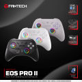 FANTECH WGP15V2 EOS PRO II Wireless Game controller K-Silver Hall-Effect and Trigger 1000Hz Polling  Rate Interchangeable D-Pad. 