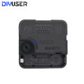 DIYUSER HQ3268 Professional And Practical Quartz Wall Clock Movement Mechanism DIY Repair Tool Parts Kit with Red Hands. 