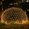 3x2m Christmas Lamp LED Net Mesh Curtain Lights Wedding Party Decoration Outdoor Waterproof Lamp Curtain Lights. 