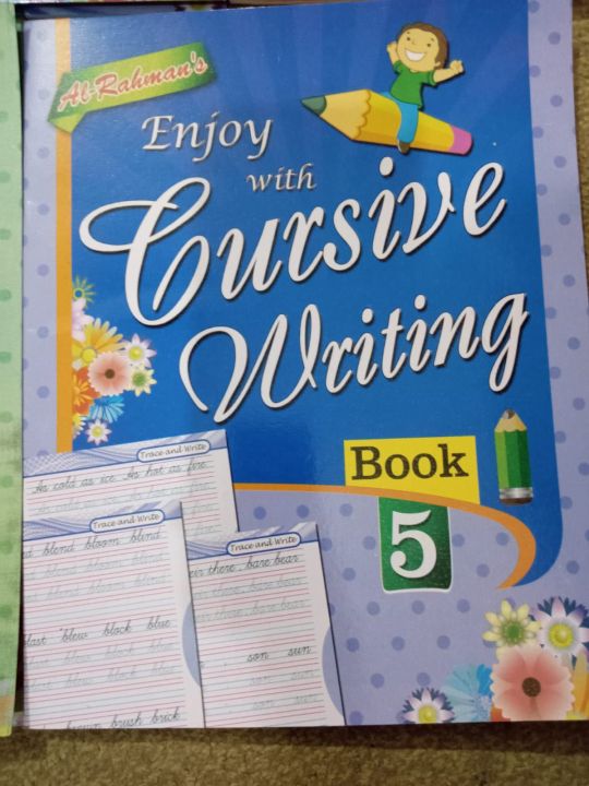 English cursive writing book join writing practice premium quality single book