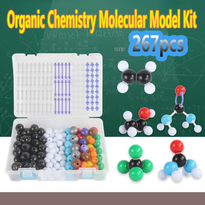 Compound Structure Model Kit 267pcs Atom Structure Set Chemical Molecular Model Kit Organic ...