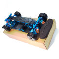 Tamiya Sakura TT02 TT01 V2 1:10 4WD RC Car Carbon Fiber Frame Al Alloy DIY Model Remote Control Drift Racing Upgrade Parts KIT.