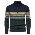 2023 New Autumn High Quality Zipper Pullers Men Warm Winter Cotton Sweaters for Men Ethnic Patterns Casual Mens Sweater. 