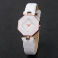 2PCS Fashion Women's Watches Casual Leather Band Analog Quartz Watch Pearls Bracelet Set（Without Box）. 