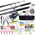 Goture Sea Fishing Rod Full Combo 1.8-2.7m Telescopic Fishing Pole Spinning Reel Baits Lines Set Tackle with Travel Fishing Bag. 