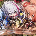 Honkai: Star Rail HuoHuo Topaz Yinzhi Jingliu Guinaifen Figure Anime Game Cosplay Accessories Badge Stand Plate Prop. 
