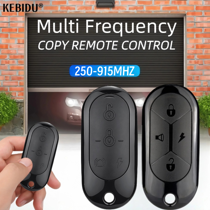 250-915MHz Multifrequency Universal Remote Control Copy Duplicator Automatic Cloning 433mhz Remote Control for Garage Gate Door