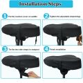 Bike Seat Cover Gel Spong Comfortable Exercise Bike Seat Cushion Cover Soft for Cycling Class Mountain Stationary Bikes.