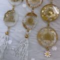 hanging resin decor handmade resin decor 1 layer. 