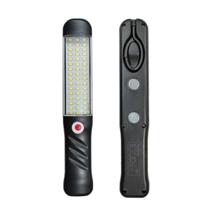 Portable Magnetic Auto Repair Work Light USB Rechargeable LED Flashlight With Magnet Hook For Car Repair Fishing Emergencies