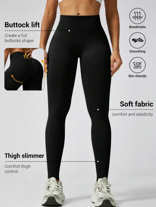 Womens%20Daily%20Athletic%20High%20Waist%20Skinny%20Leggings%20Tummy%20Control%20Hip%20Lifting%20Stretch%20Pants%20For%20Yoga%20Fitness%20Running%20Cycling%20-%20Image%205
