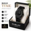 Arabic Dial Watch for Men Waterproof Quartz Wrist Watch Black Band Luxury Business Casual Fashion Watch 2025 Multiple Color. 