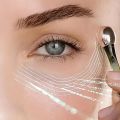 1pc Eye Roller Massage Stick Eye Cream Applicator Cosmetic Spatula Anti Wrinkle Facial Spoon Gold Alloy Face Thin Skin Care Tool. 