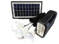 GDLITE Solar Lighting Kit Inverter Light With Solar Charging System With 3 Bulbs GD-8017A Emergency Solar Light. 