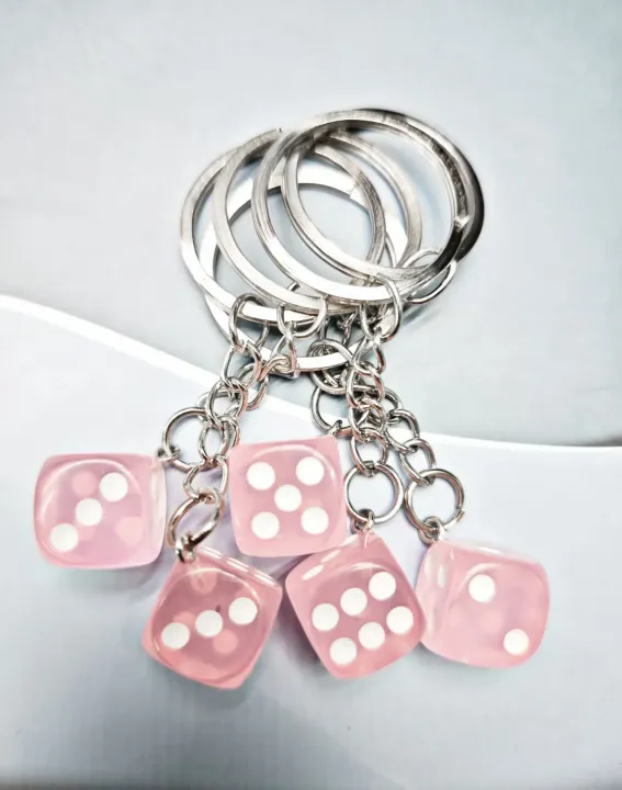 Creative%20Small%20Accessory%20for%20Car%20Keychain%20Mini%20Pendant%20Backpack%20Hangings%20Keyring%20Originality%20Acrylic%20Dice%20Key%20Chain%20Ring%20-%20Image%207