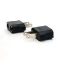 US Outlet Socket Power Adapter EU to US Changeover Plug Electric Travel AC Adaptor Converter Round to Flat Charger Convertor. 