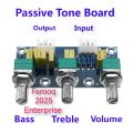 XH-M802 Passive Tone Volume Bass Treble Control Board Preamplifier Module. 