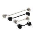 3/4/6/8/10/12 Inch Crescent Window Lock with Safety Switch Cabin Hook Door Latch Lock Catch Holder with Install Screws. 
